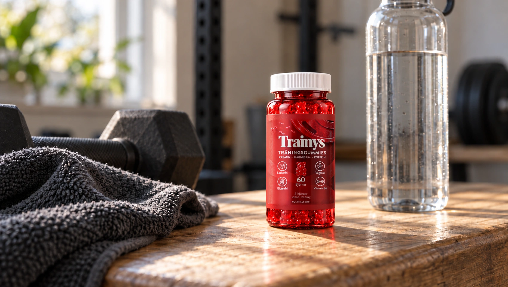 Trainys-burk i träningsmiljö